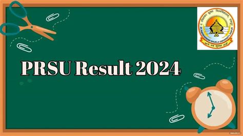 prsu result 2024|PRSU Result 2024 Released @prsu.ac.in: Check UG, PG, Revaluation Re.